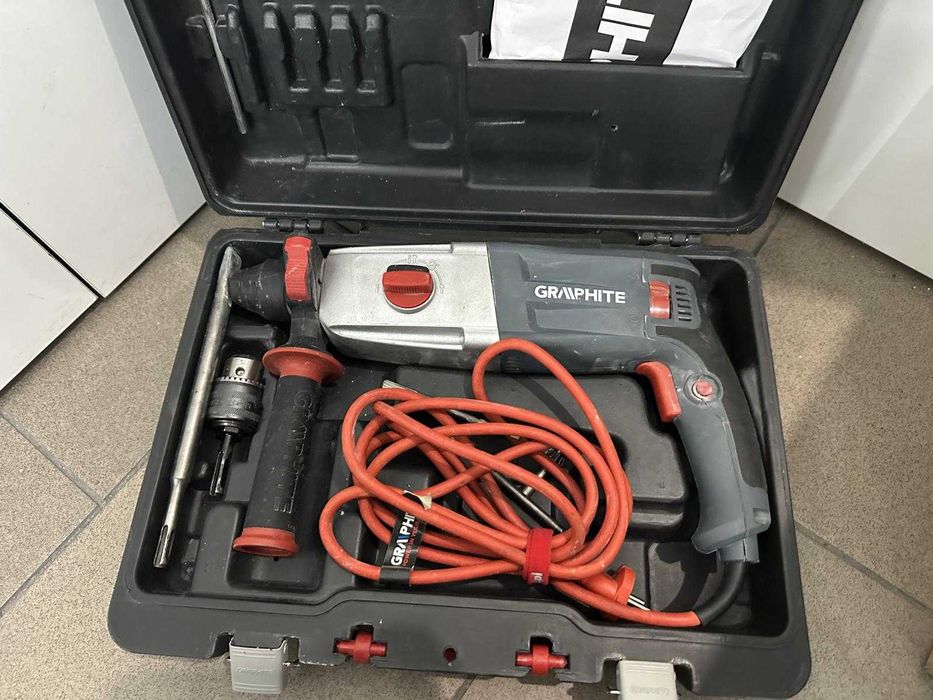 Włomowiertarka GRAPHITE SDS PLUS 900 W 58G528 Walizka Środa