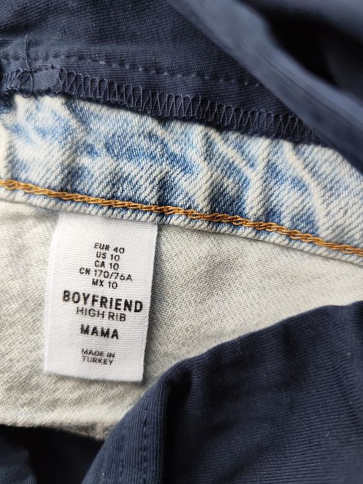 Spodnie ciążowe boyfriend h&m r.40