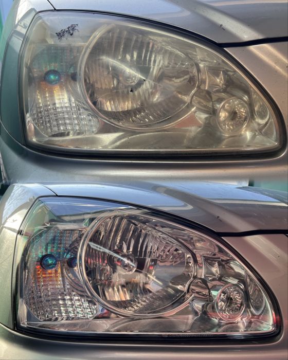 Polerowanie lamp, lakieru