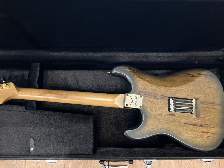 Custom Strat Whitestork (Luthier Espanhol) - Black Korina, Lindy Fralin, Schaller - Como Nova