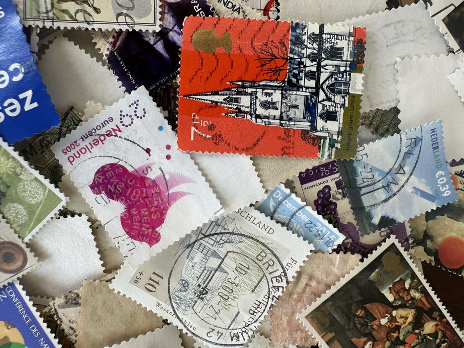 Lote de 500 selos do Mundo - Sortido