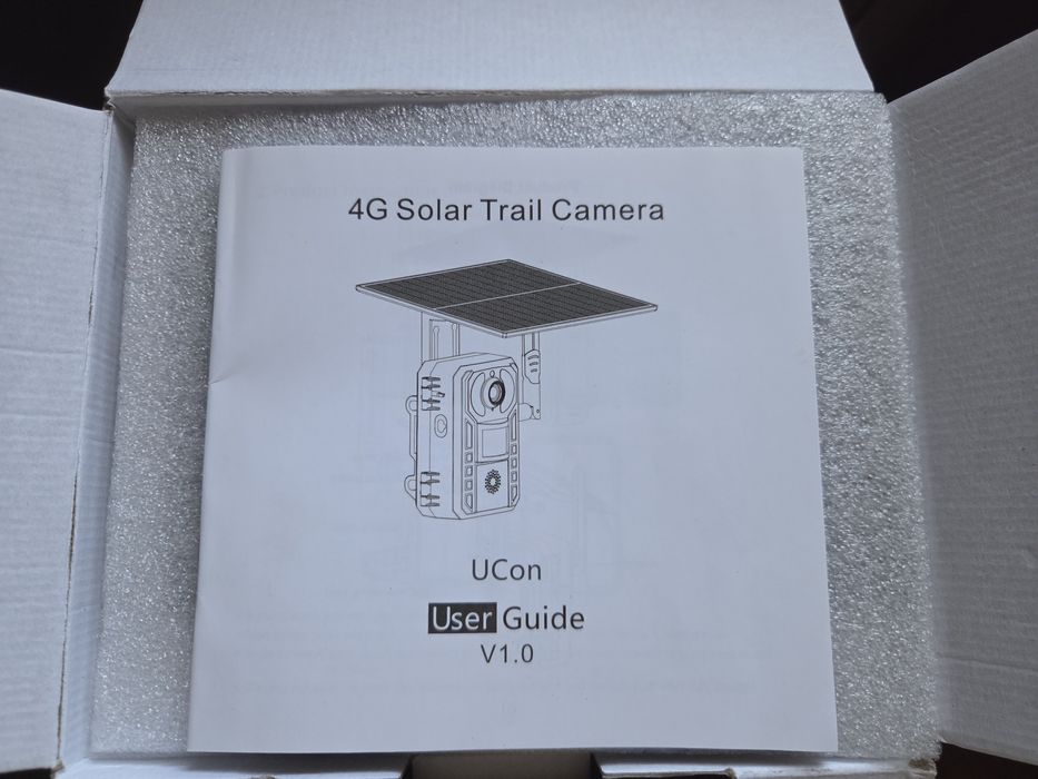 Trail câmara 4G nova com painel solar
