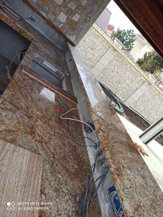 Столешница каменная. Стол на кухню в ванную гранит мрамор кварц акрил