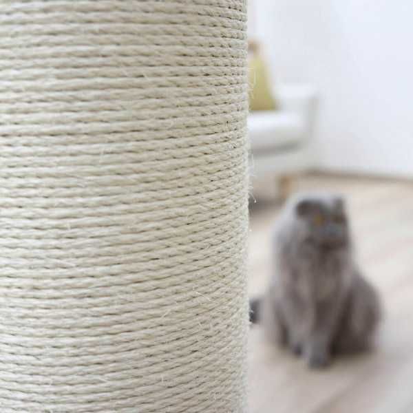 Poste Arranhador Largo – Modelo Ultra (60 × 60 × 82 cm)