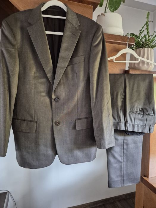 Męski garnitur marunarka spodnie Pierre Cardin rozmiar 48