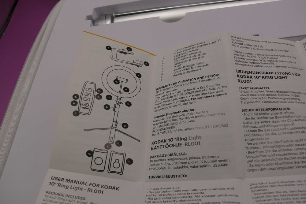 Anel de luz Kodak