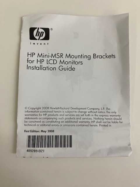 HP USB Mini Magnetic Stripe Reader with Brackets