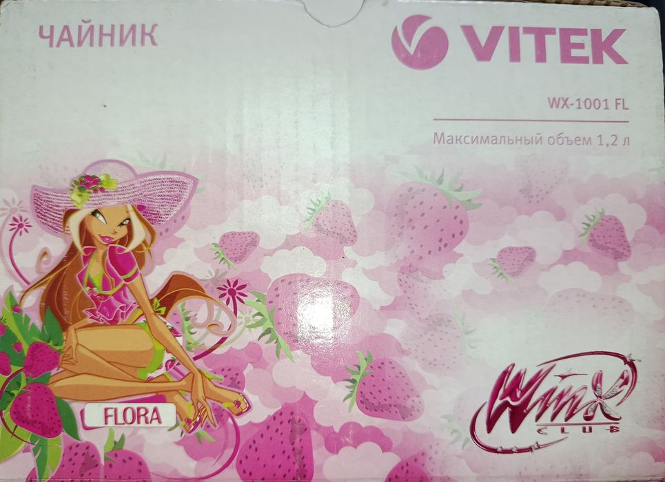 Електро чайник 1,2 літра Vitek Winx 1001 FL