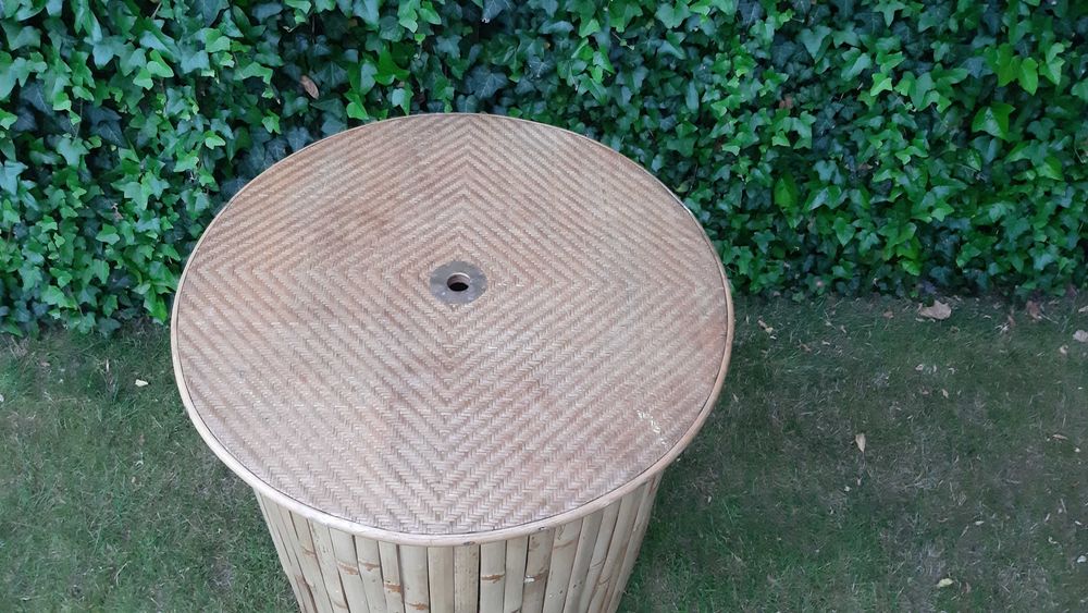 Bambusowy stół stolik bar barek