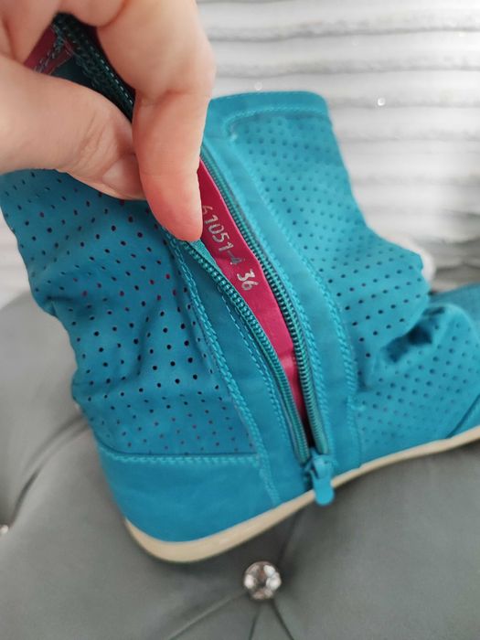 Buty wiosna dziewczynka ażurowe rozm.wkl.22cm
