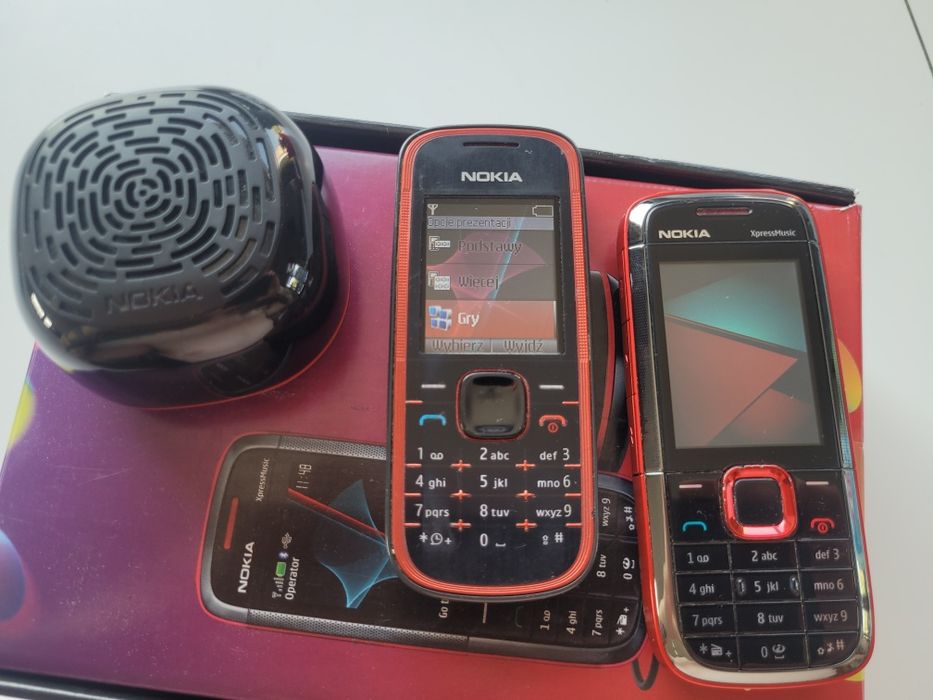 Muzyczny zestaw 2 x NOKIA 5130 + 5030c + Mini Speaker MD-9