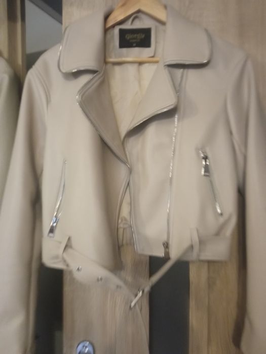 Nowa ramoneska eko skórka roz M butik