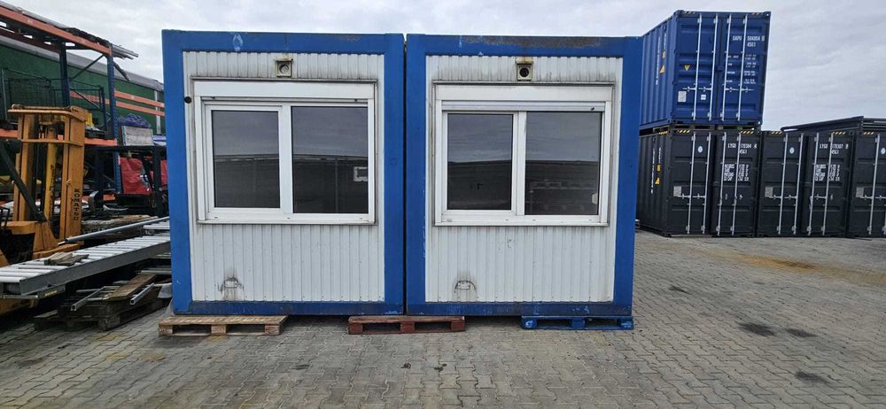 Kontener socjalny, sanitarny, biurowy budowlany mieszkalny  / kontener prawie 37 m²