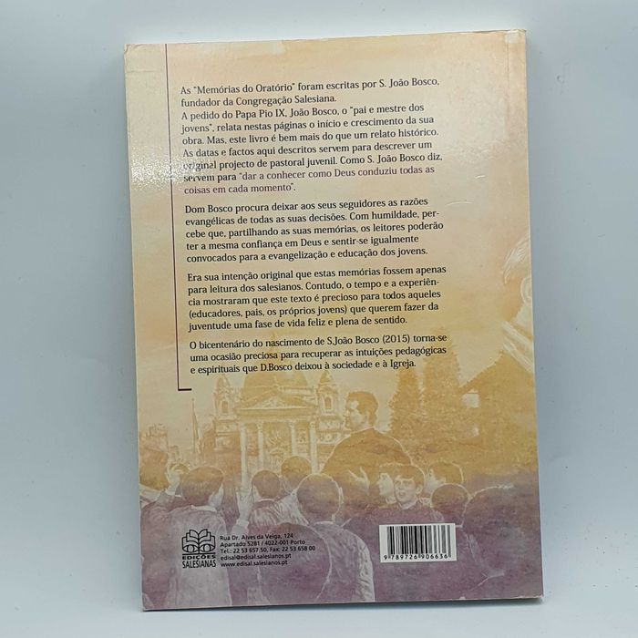 Livro - S.João Bosco - Memórias do Oratório - CE2-SITE