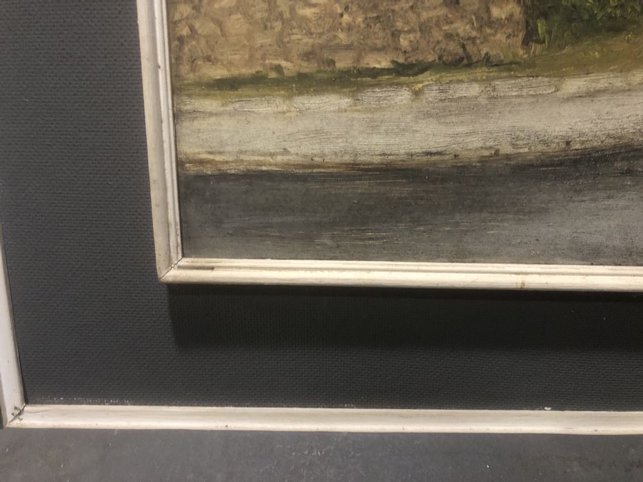 Oleo sobre madeira assindo