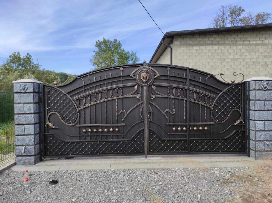 Ковані вироби брами перила сзожи навіси зварка