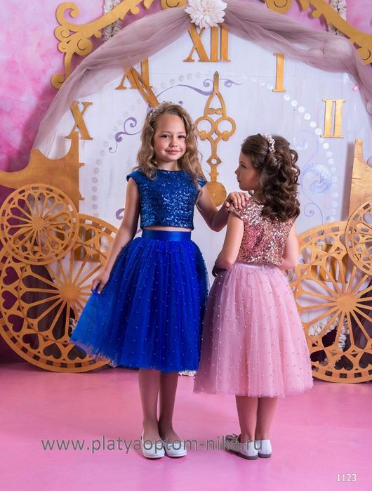 Дитяча святкова новорічна сукня