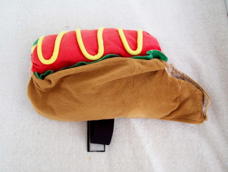 Костюм хот дог для собаки кота, окруж 56 см.