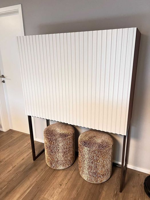 Conjunto Sala de Jantar - Mesa, Cadeiras, Sofá, Movel de Bar, Movel de TV
