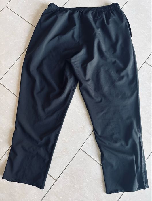 Adidas czarne spodnie sportowe dresowe, joggery męskie XL extra stan