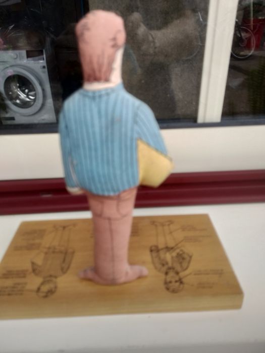 Boneco Ex-Husband Curse Guide veio da América anos 60, 70