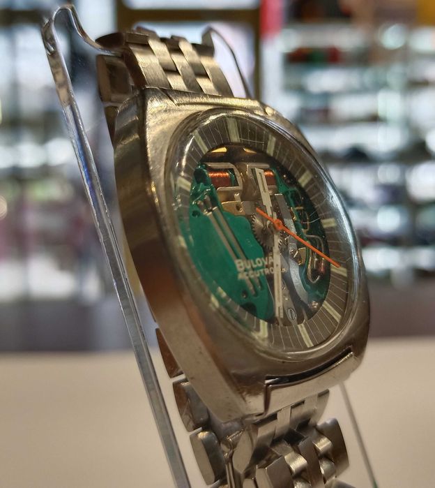 Zegarek BULOVA Accutron Spaceview/ model 770/ Rok 1970/ Bransoleta