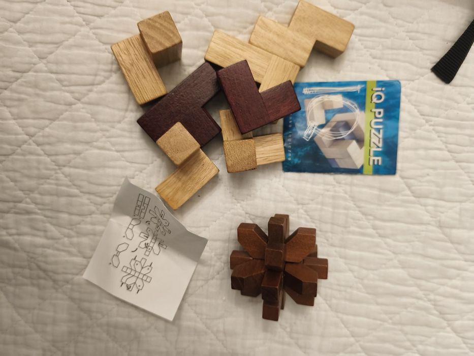 Puzzle drewniane iq