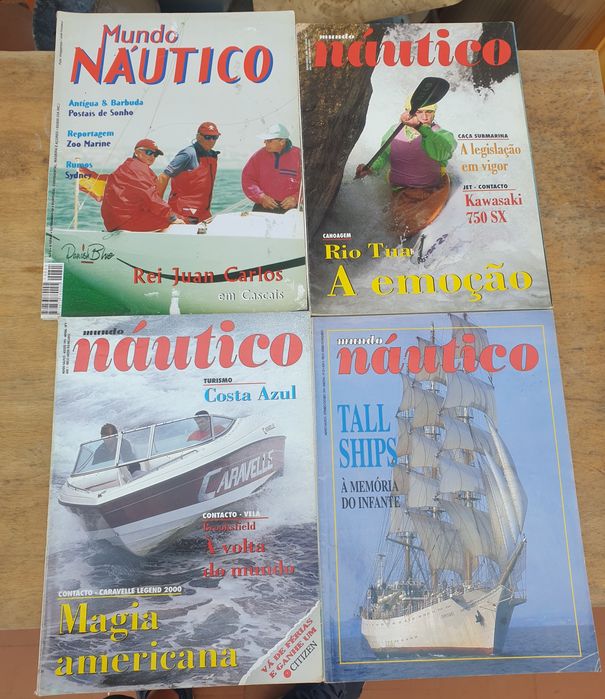 Revistas antigas Mundo Nautico e Vela Náutica