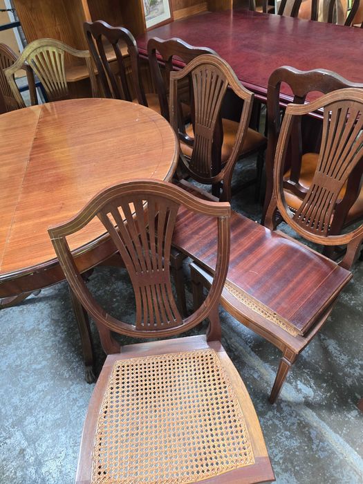Seis cadeiras estilo ingles