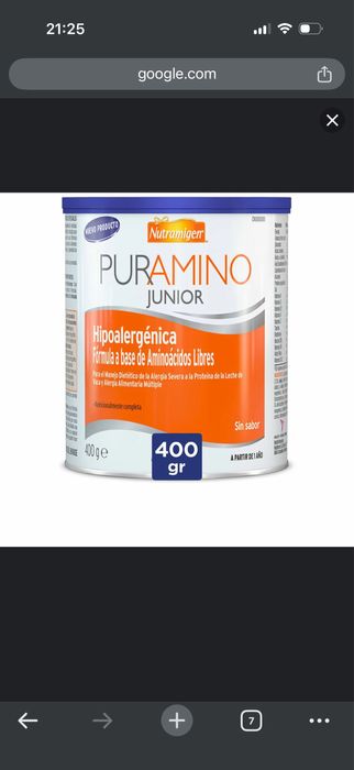 Nutramigen puramino junior 6 puszek