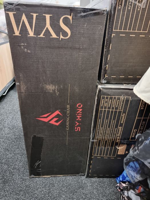 Krzesło gamingowe ergonomiczne odchylające z podnóżkiem