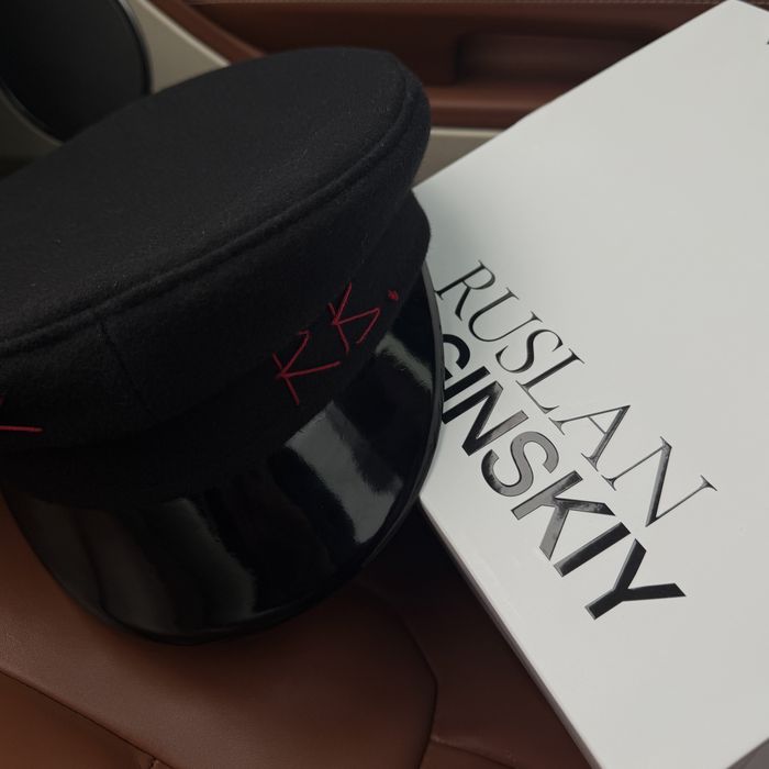 Кепка Ruslan Baginskiy Baker Boy (чорна) оригінал