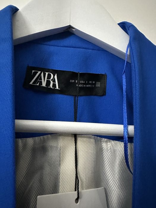 Синій блейзер/піджак ZARA Зара (36/S)