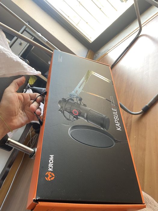 Microfone krom capsule