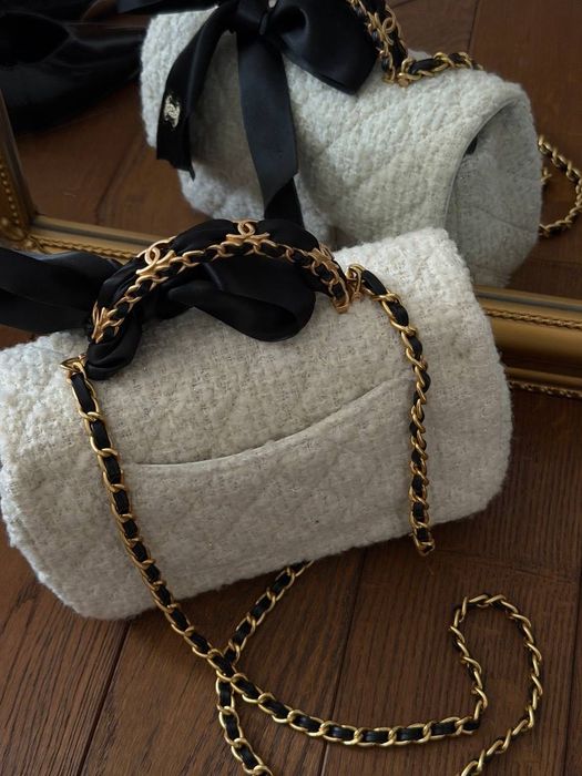 Сумка Chanel / сумочка шанель біла