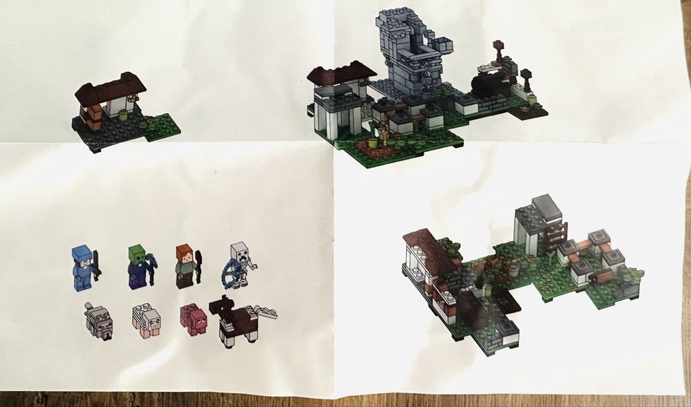 Klocki minecraft bez opakowania