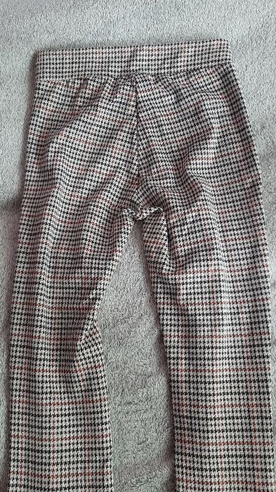 Leginsy damskie w pepitke rozmiar 36