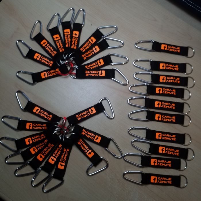 Porta-Chaves com Mosquetão Personalizáveis