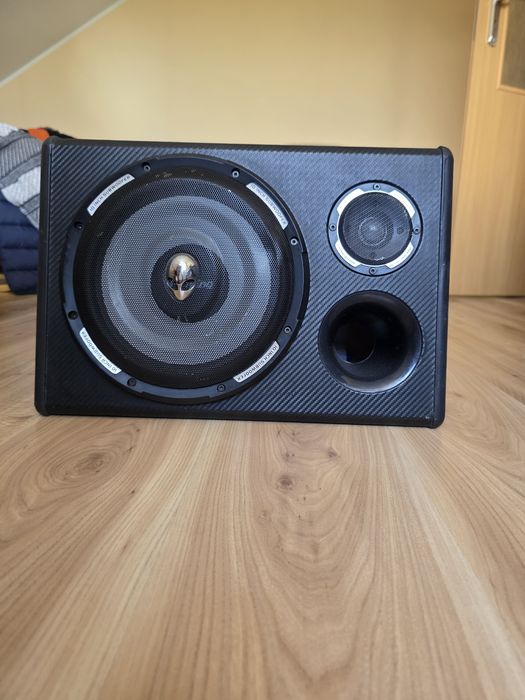 Aktywna skrzynia basowa Peiying 10" 1000W (Subwoofer samochodowy)