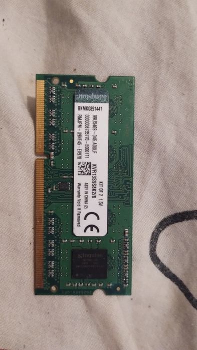 Пара планок kit 2 *so-dimm ddr3 1333 4Gb 1/8