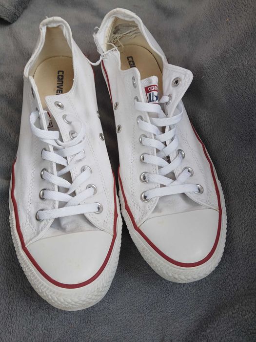 Converse All Star trampki białe r. 45