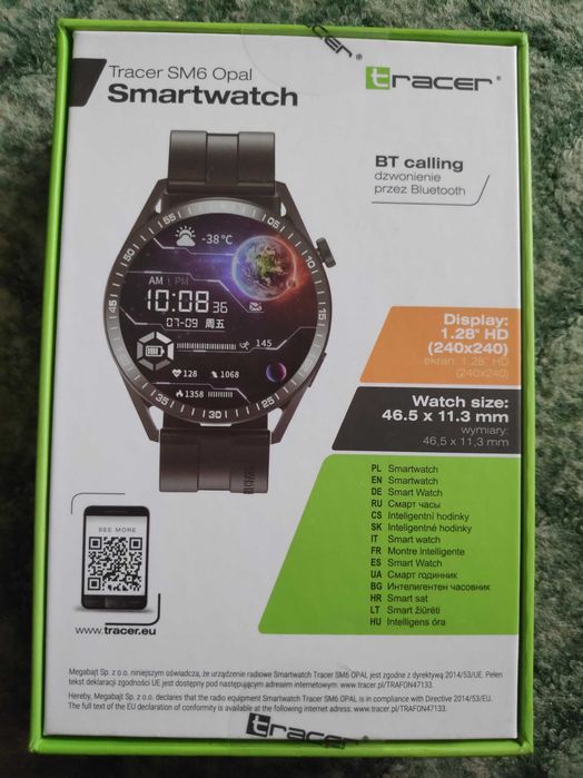 Smartwatch Tracer SM6 Opal