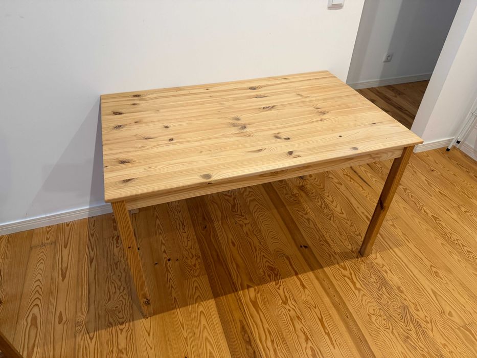 Mesa de madeira 120x75 IKEA