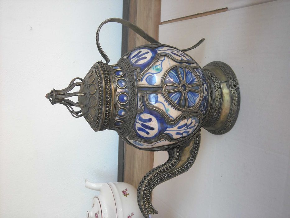 Grande coleccao de bules leiteiras cha antigos varias loicas vintage