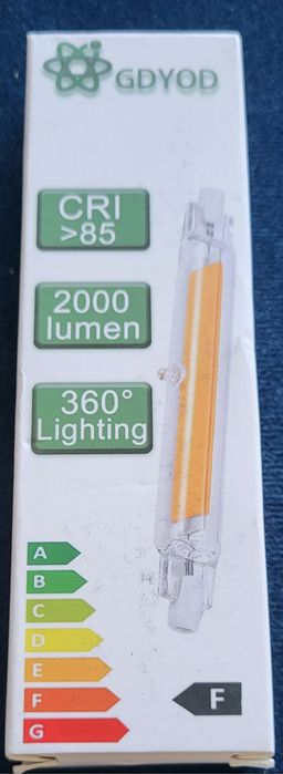 Żarówka LED R7S 118 mm 20 W / Zamiennik halogenu 200 W  bez migotania