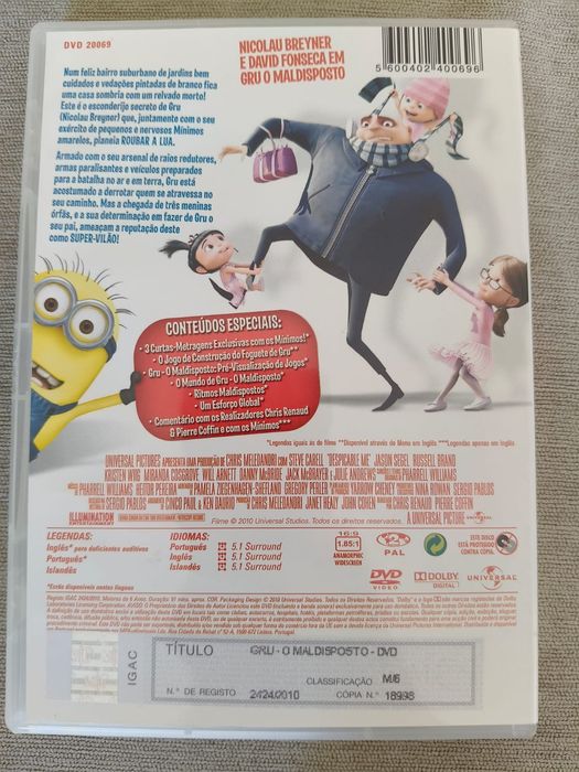 DVD do Gru Mal Disposto