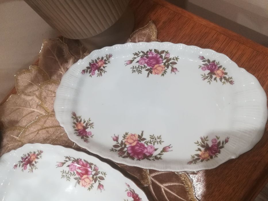 Połmiski, talerze duże PRL. 3 sztuki. Okazja.
