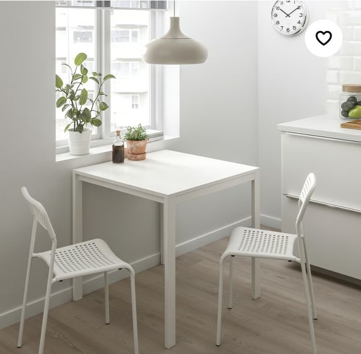 Mesa ikea  125x74cm + 5 Cadeiras Usado em bom estado  ENTREGA DOMICÍLIO GRÁTIS