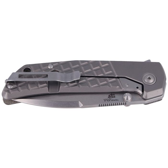 Nóż składany MKM Maximo Carbon Fiber, Stone Washed by Bob (MK MM-CT)