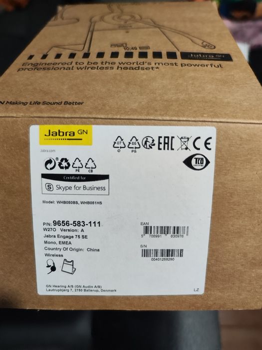 Auricular Jabra Engage 75SE preto